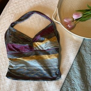 PrAna activewear halter crop top